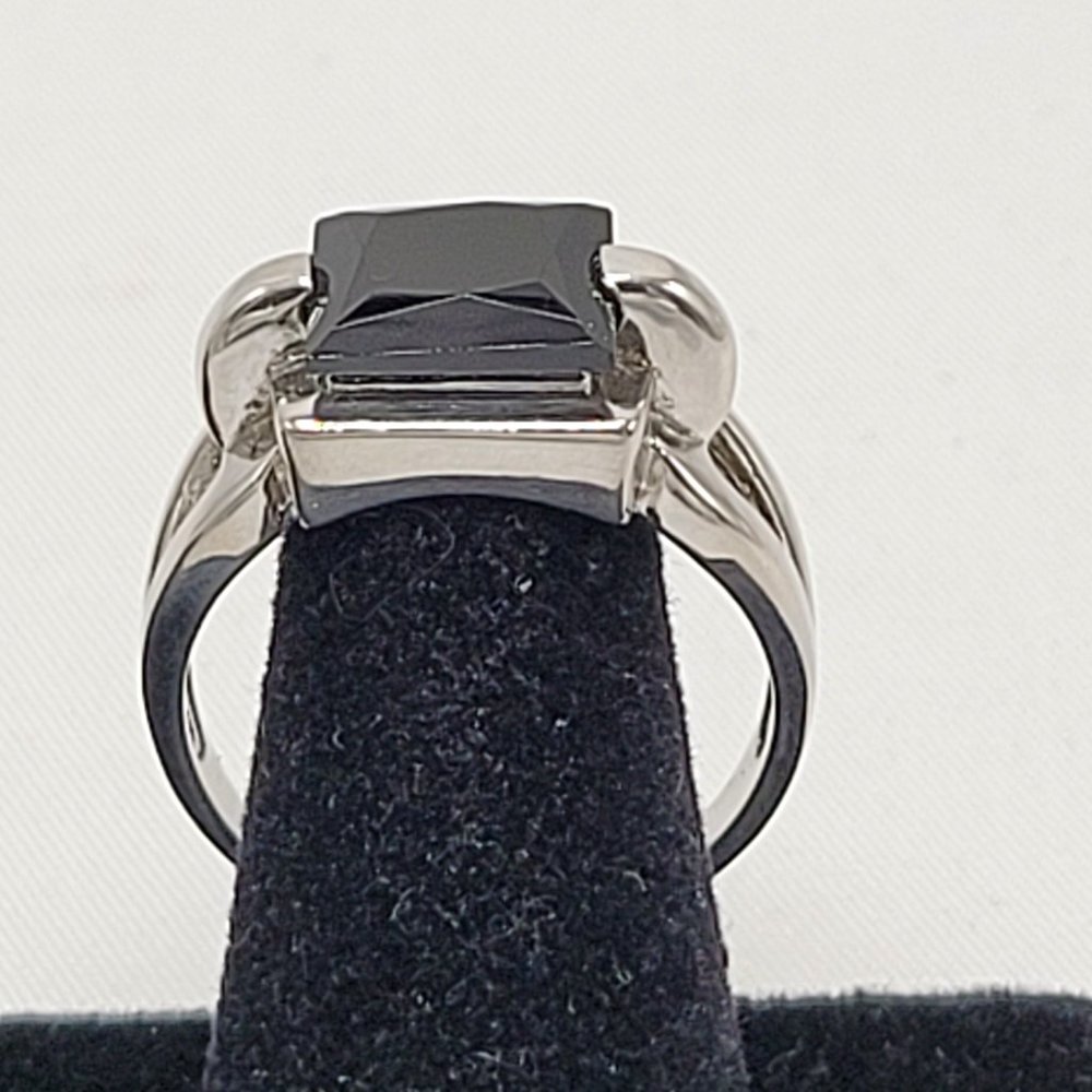 Nadri sterling silver and spinel ring